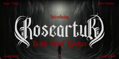 Roseartuk Font Poster 1