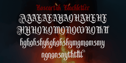Roseartuk Font Poster 10