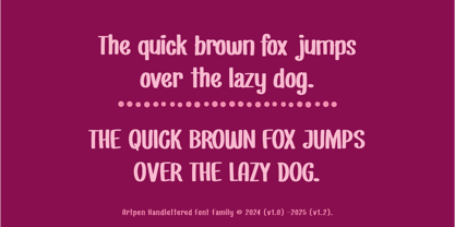 Artpen Font Poster 10