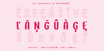 Artpen Font Poster 2