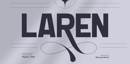 Laren Modern Font Poster 1