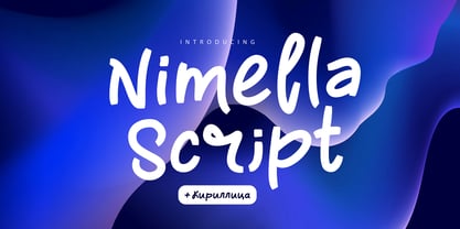 Nimella Script Font Poster 1