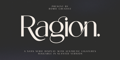 Ragion Font Poster 1