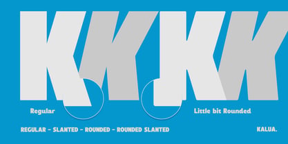 Kalua Font Poster 9