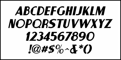 Display Letters JNL Font Poster 5