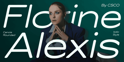 Cenios Rounded Font Poster 2