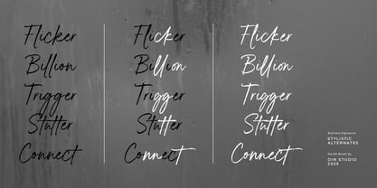 Brations Signature Font Poster 9