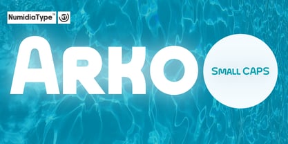 Arko Small CAPS Font Poster 1
