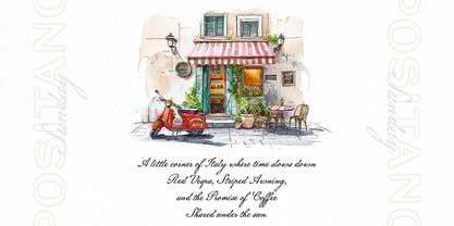 Positano Sunday Font Poster 3