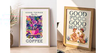 Positano Sunday Font Poster 13