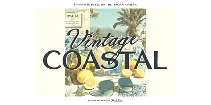 Positano Sunday Font Poster 4