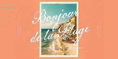 Positano Sunday Font Poster 10