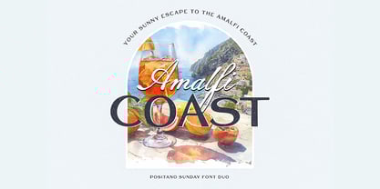 Positano Sunday Font Poster 5