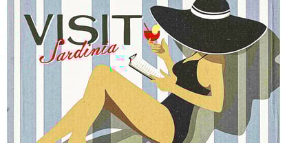 Positano Sunday Font Poster 8