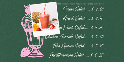 Drinklife Travelling Font Poster 9