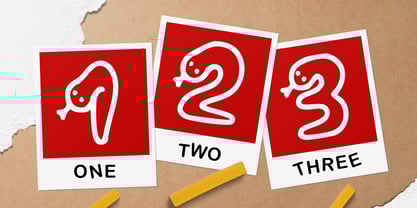 Snaky Snake Font Poster 2