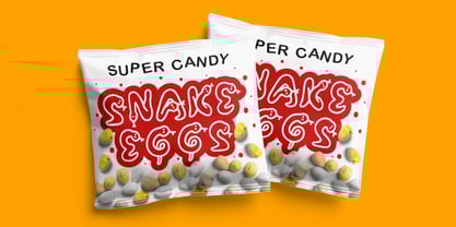 Snaky Snake Font Poster 4