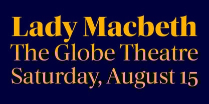 Cortona Font Poster 13