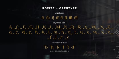 Roxite Font Poster 8