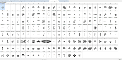 Ongunkan Ogham Family Font Poster 13