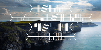 Ongunkan Ogham Family Font Poster 1