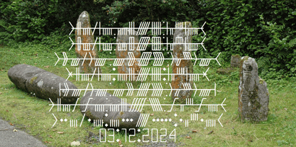 Ongunkan Ogham Family Font Poster 6