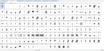 Ongunkan Ogham Family Font Poster 9