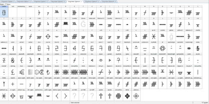 Ongunkan Ogham Family Font Poster 12