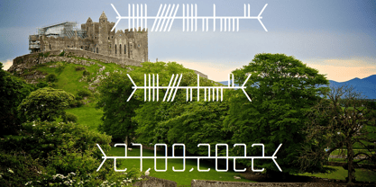 Ongunkan Ogham Family Font Poster 3