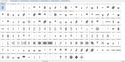 Ongunkan Ogham Family Font Poster 15