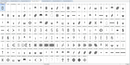 Ongunkan Ogham Family Font Poster 11