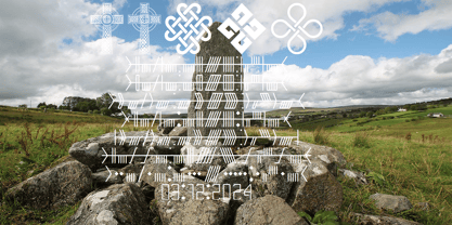 Ongunkan Ogham Family Font Poster 7