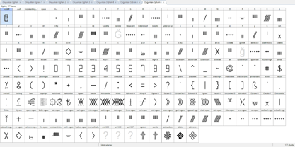 Ongunkan Ogham Family Font Poster 14