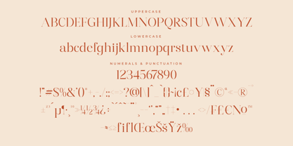 Harfine Font Poster 7