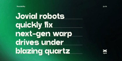 Noffixa Font Poster 7