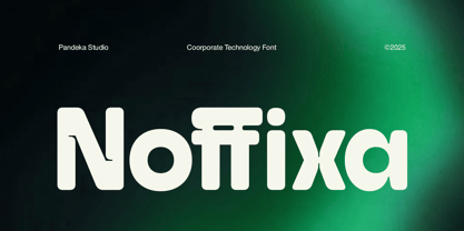 Noffixa Font Poster 1