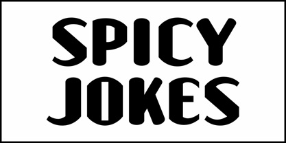 Spicy Jokes JNL Font Poster 2