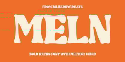 Meln Font Poster 1