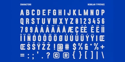Veqtro Font Poster 2