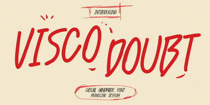 MC Visco Doubt Font Poster 1