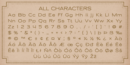 Cenios Stamp Font Poster 6