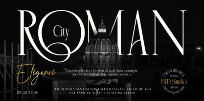 Sophan Elegant Font Poster 3