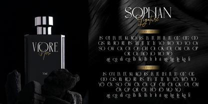 Sophan Elegant Font Poster 7
