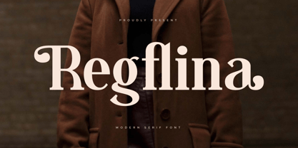 Regflina Font Poster 1