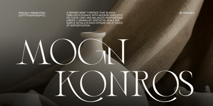 Mogn Konros Font Poster 1