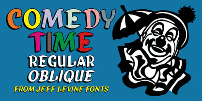 Comedy Time JNL Font Poster 1