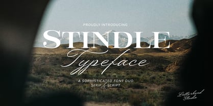 Stindle Font Poster 1