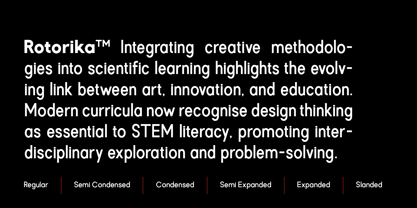 Rotorika Font Poster 3
