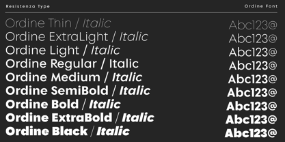 Ordine Font Poster 8