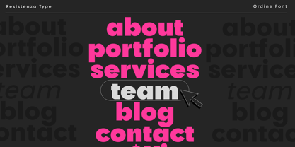 Ordine Font Poster 14